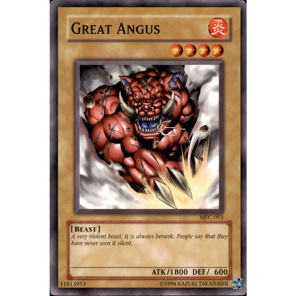 Great Angus MFC-055 Yu-Gi-Oh! Card from the Magician's Force Set