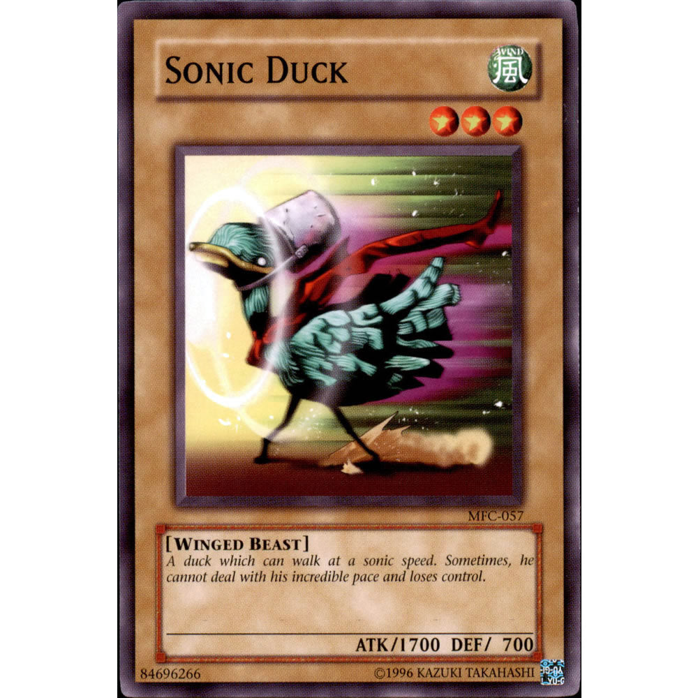 Sonic Duck MFC-057 Yu-Gi-Oh! Card from the Magician's Force Set
