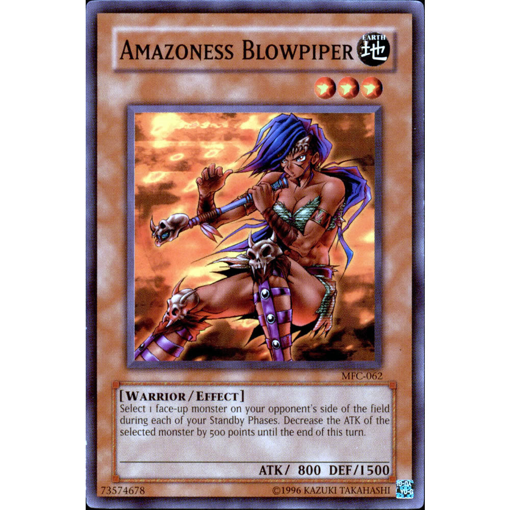Amazoness Blowpiper MFC-062 Yu-Gi-Oh! Card from the Magician's Force Set
