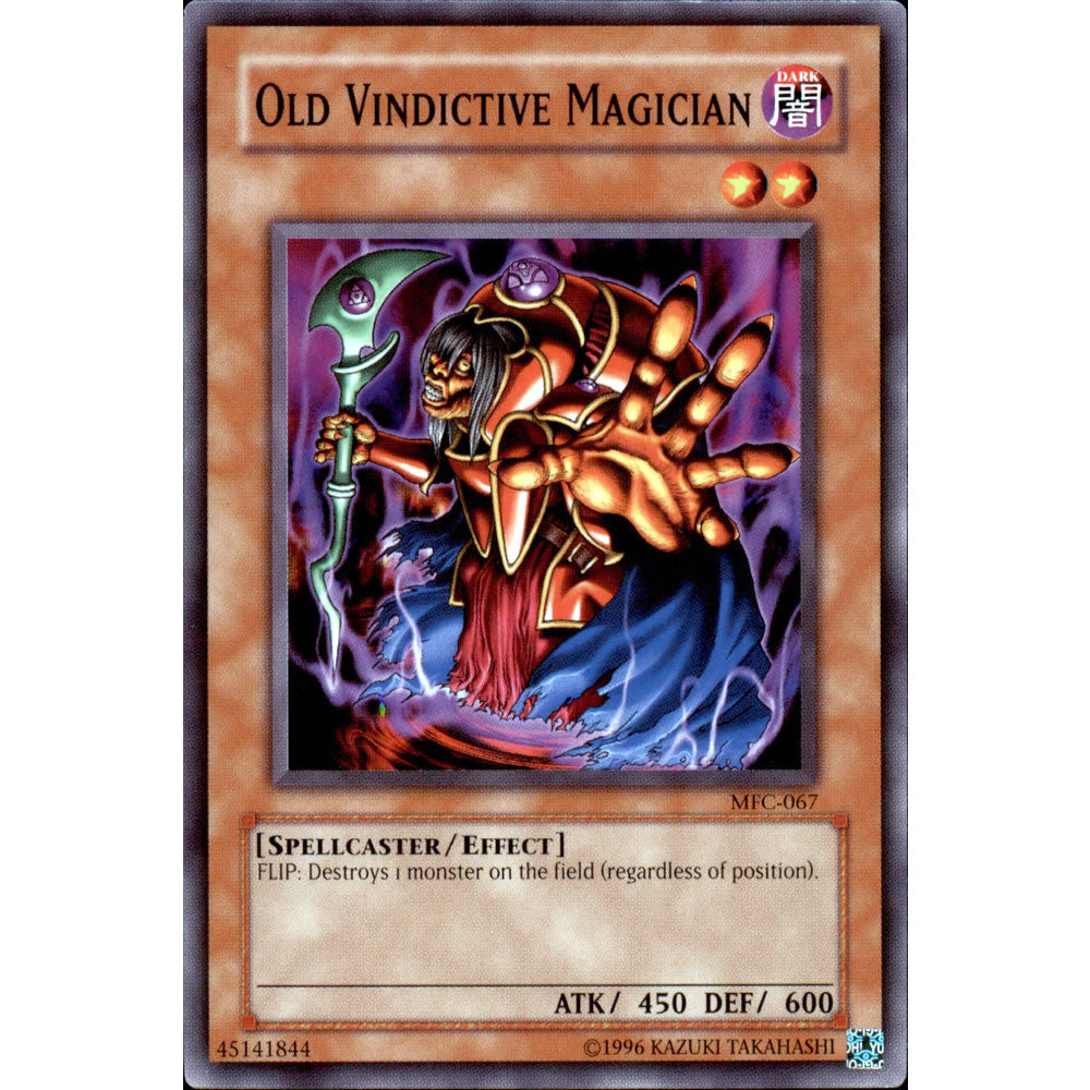 Old Vindictive Magician MFC-067 Yu-Gi-Oh! Card from the Magician's Force Set