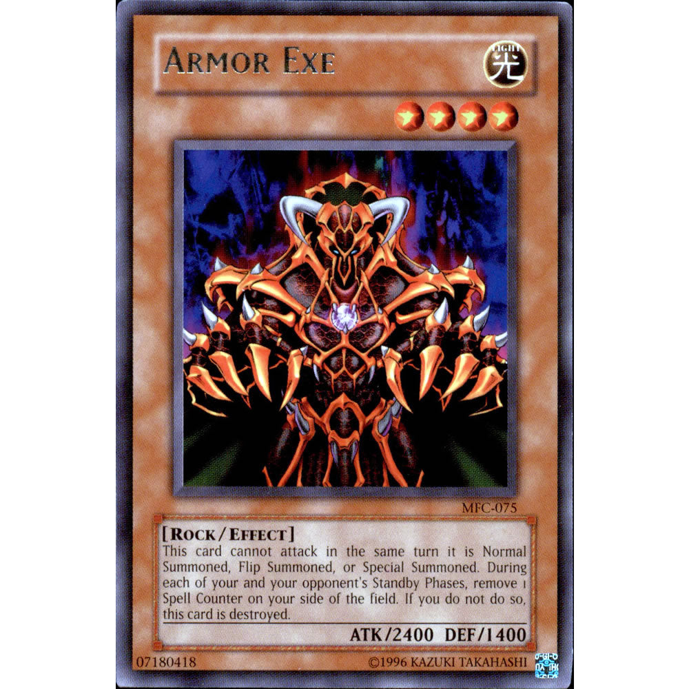 Armor Exe MFC-075 Yu-Gi-Oh! Card from the Magician's Force Set