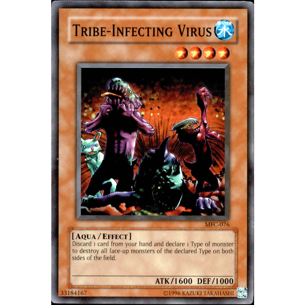 Tribe-Infecting Virus MFC-076 Yu-Gi-Oh! Card from the Magician's Force Set