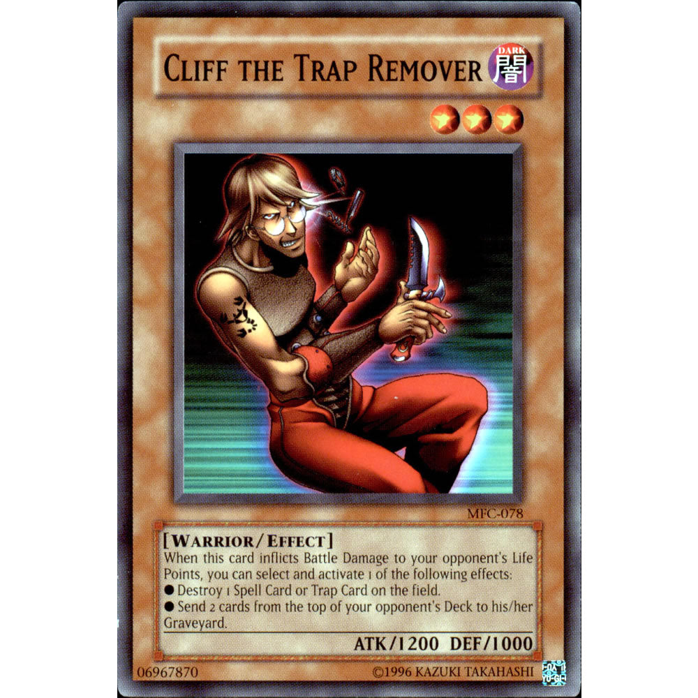 Cliff the Trap Remover MFC-078 Yu-Gi-Oh! Card from the Magician's Force Set