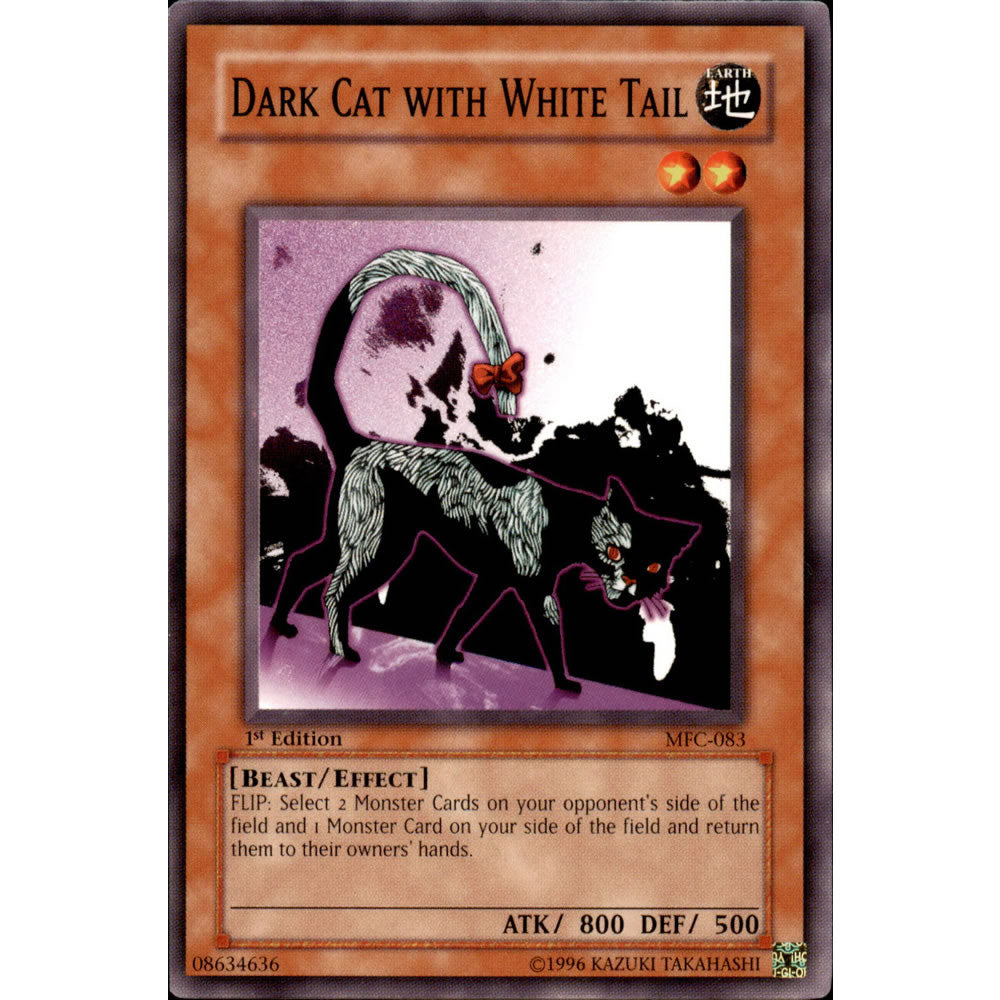 Dark Cat with White Tail MFC-083 Yu-Gi-Oh! Card from the Magician's Force Set