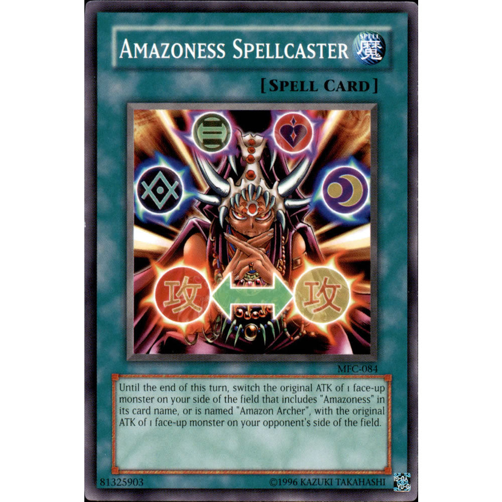 Amazoness Spellcaster MFC-084 Yu-Gi-Oh! Card from the Magician's Force Set