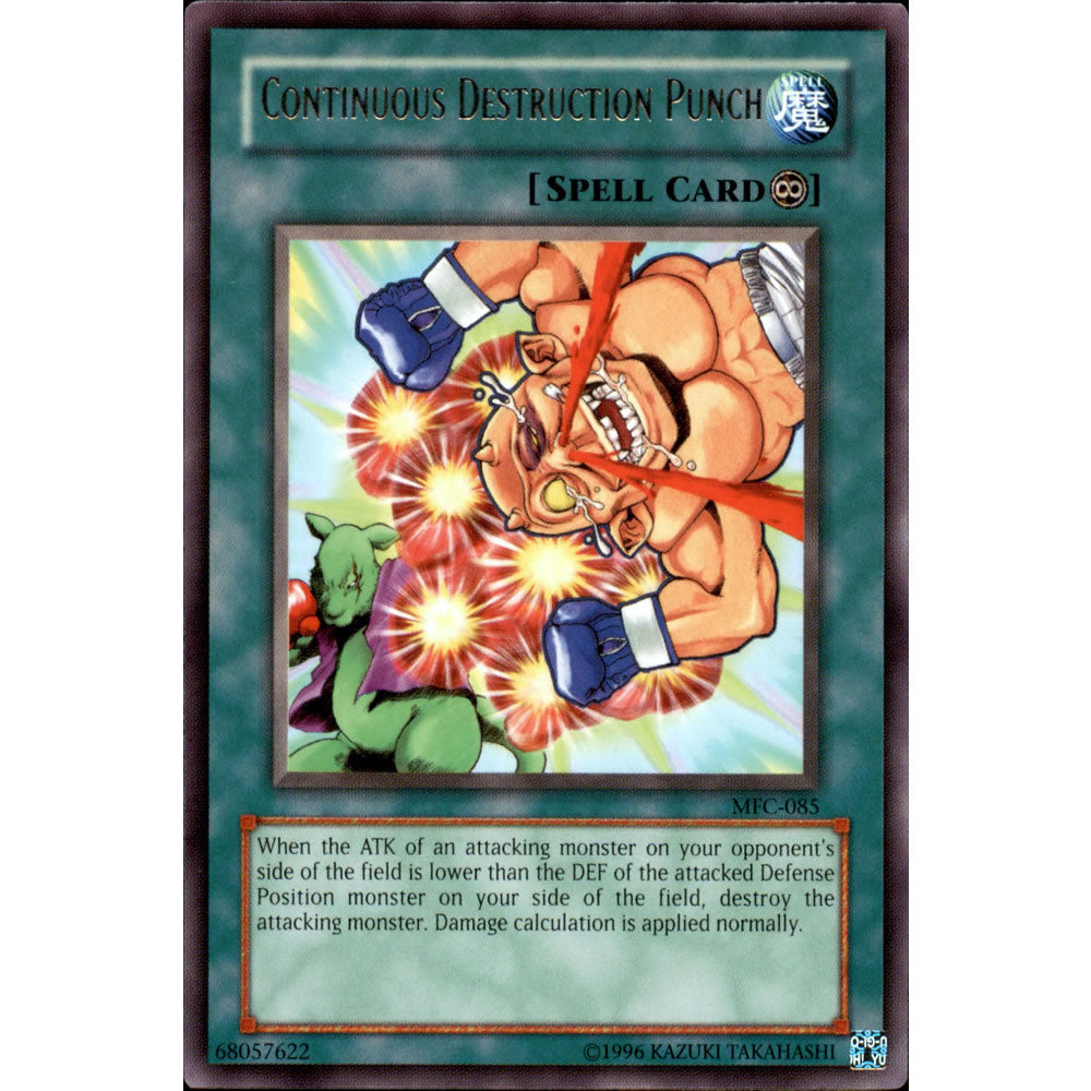 Continuous Destruction Punch MFC-085 Yu-Gi-Oh! Card from the Magician's Force Set