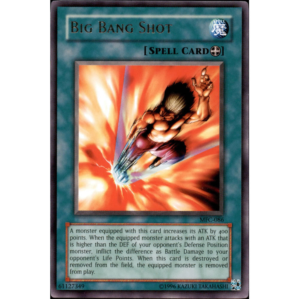 Big Bang Shot MFC-086 Yu-Gi-Oh! Card from the Magician's Force Set