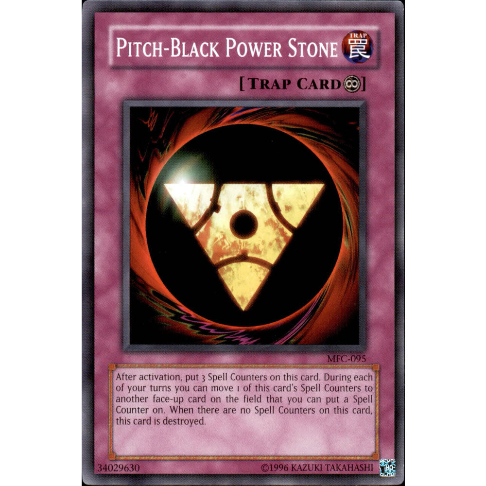 Pitch-Black Power Stone MFC-095 Yu-Gi-Oh! Card from the Magician's Force Set