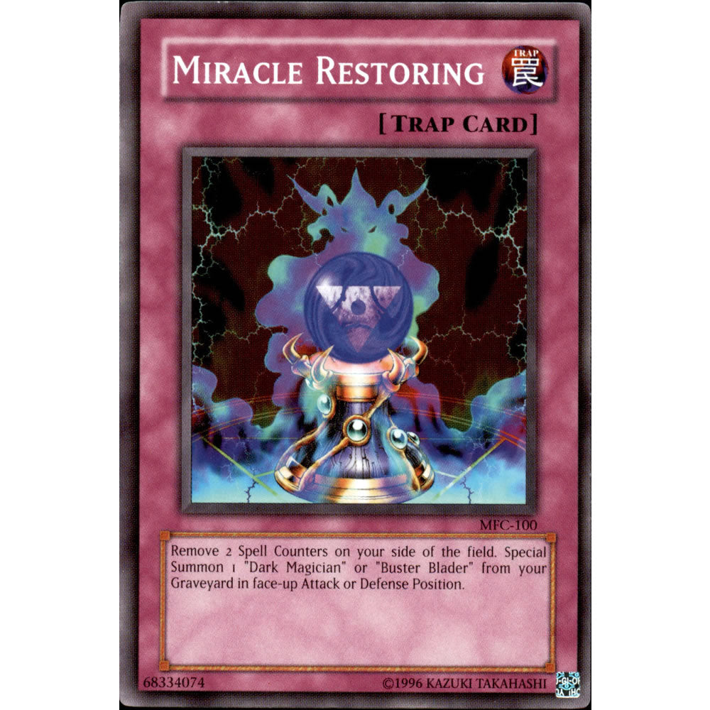 Miracle Restoring MFC-100 Yu-Gi-Oh! Card from the Magician's Force Set