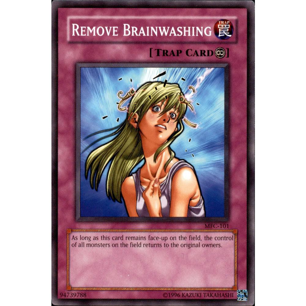 Remove Brainwashing MFC-101 Yu-Gi-Oh! Card from the Magician's Force Set