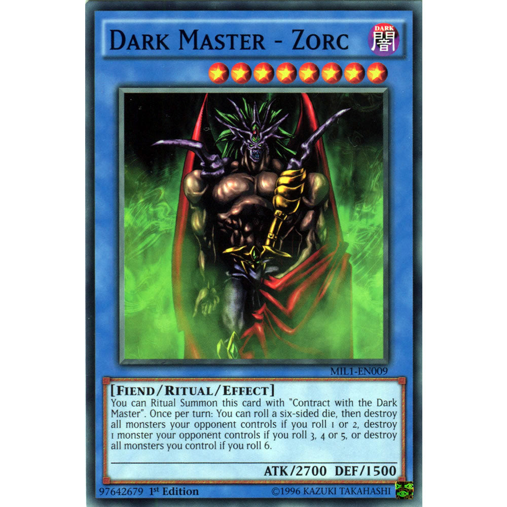 Dark Master - Zorc MIL1-EN009 Yu-Gi-Oh! Card from the Millennium Pack Set