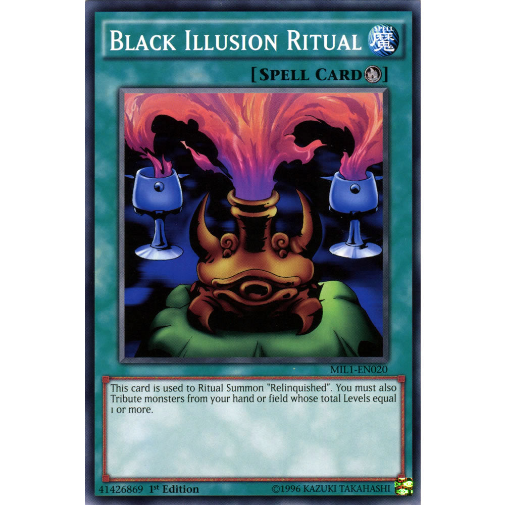 Black Illusion Ritual MIL1-EN020 Yu-Gi-Oh! Card from the Millennium Pack Set