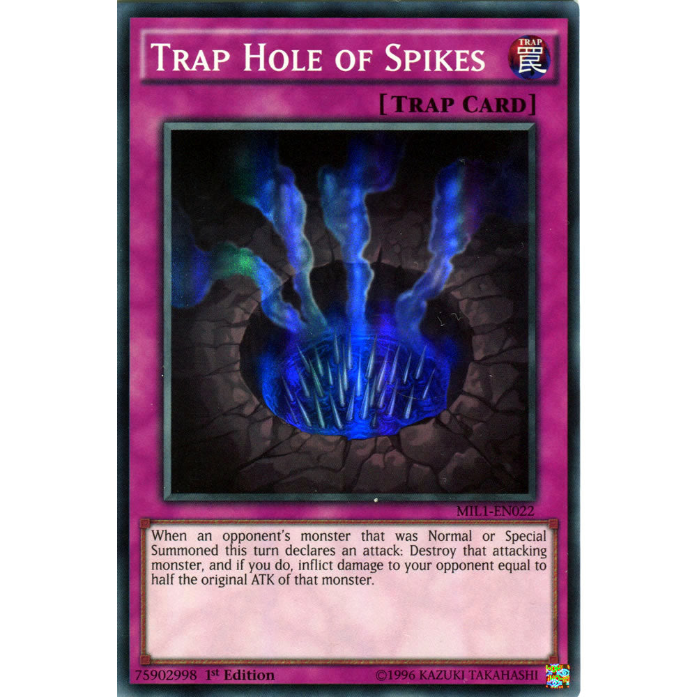 Trap Hole of Spikes MIL1-EN022 Yu-Gi-Oh! Card from the Millennium Pack Set