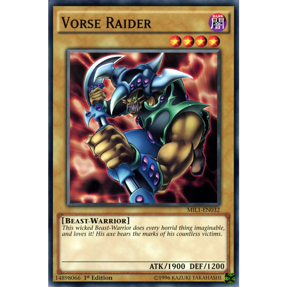 Vorse Raider MIL1-EN032 Yu-Gi-Oh! Card from the Millennium Pack Set