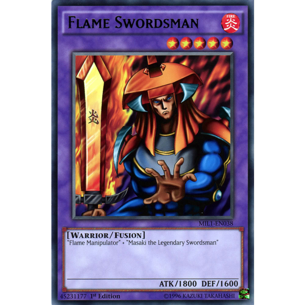 Flame Swordsman MIL1-EN038 Yu-Gi-Oh! Card from the Millennium Pack Set