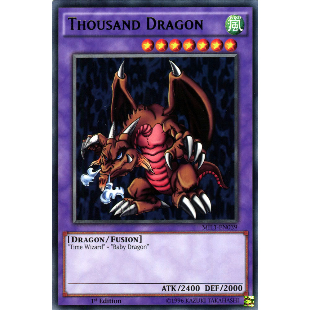 Thousand Dragon MIL1-EN039 Yu-Gi-Oh! Card from the Millennium Pack Set