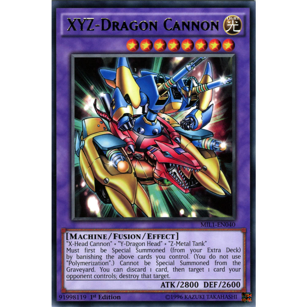 XYZ-Dragon Cannon MIL1-EN040 Yu-Gi-Oh! Card from the Millennium Pack Set