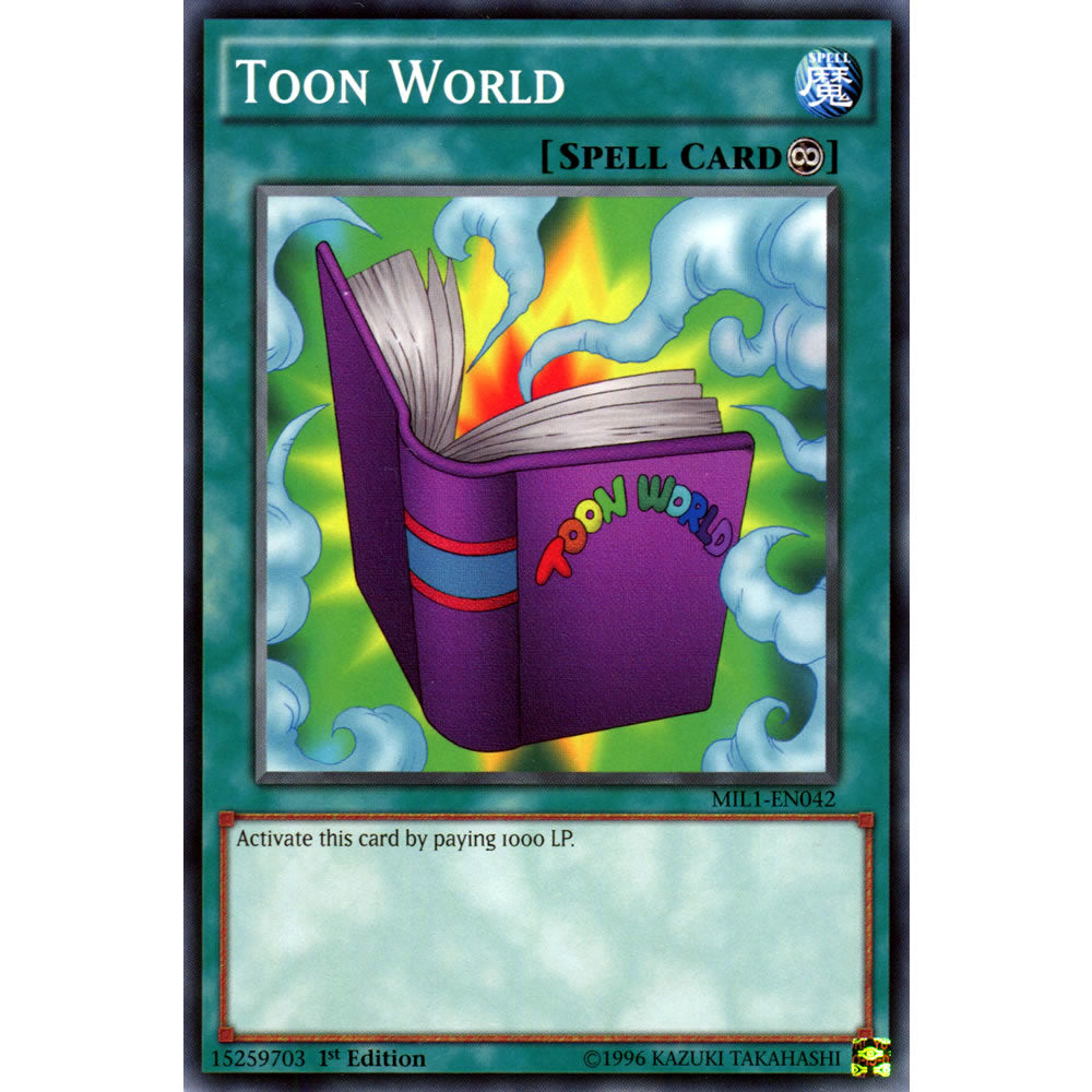 Toon World MIL1-EN042 Yu-Gi-Oh! Card from the Millennium Pack Set
