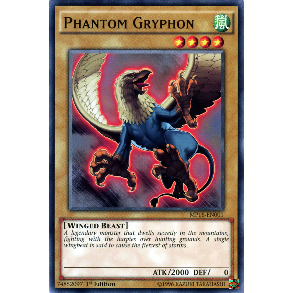 Phantom Gryphon MP16-EN001 Yu-Gi-Oh! Card from the Mega Tin 2016 Mega Pack Set