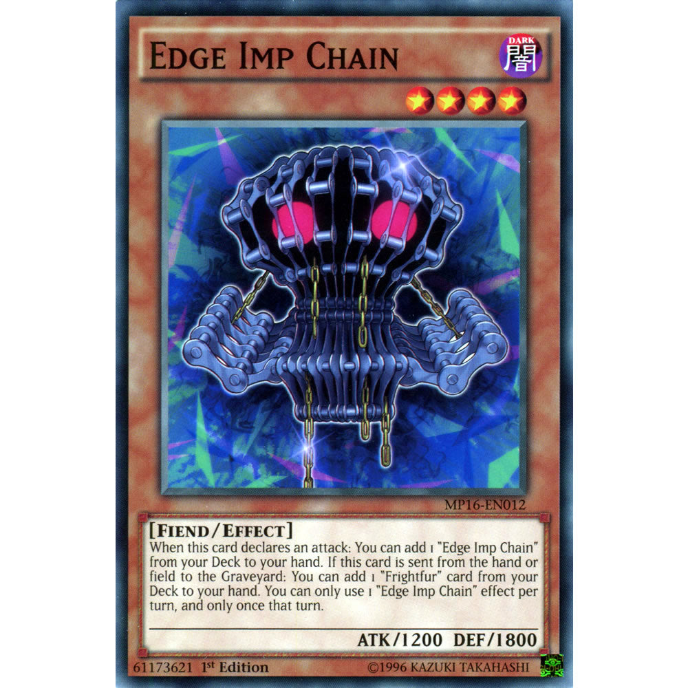 Edge Imp Chain MP16-EN012 Yu-Gi-Oh! Card from the Mega Tin 2016 Mega Pack Set