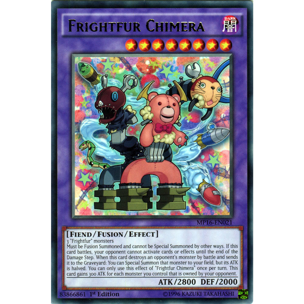 Frightfur Chimera MP16-EN021 Yu-Gi-Oh! Card from the Mega Tin 2016 Mega Pack Set