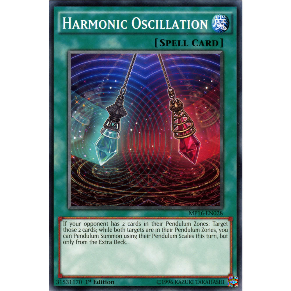 Harmonic Oscillation MP16-EN028 Yu-Gi-Oh! Card from the Mega Tin 2016 Mega Pack Set