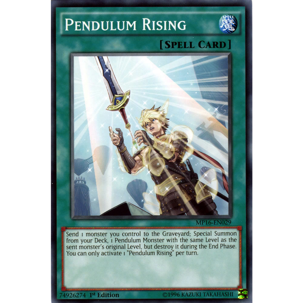 Pendulum Rising MP16-EN029 Yu-Gi-Oh! Card from the Mega Tin 2016 Mega Pack Set