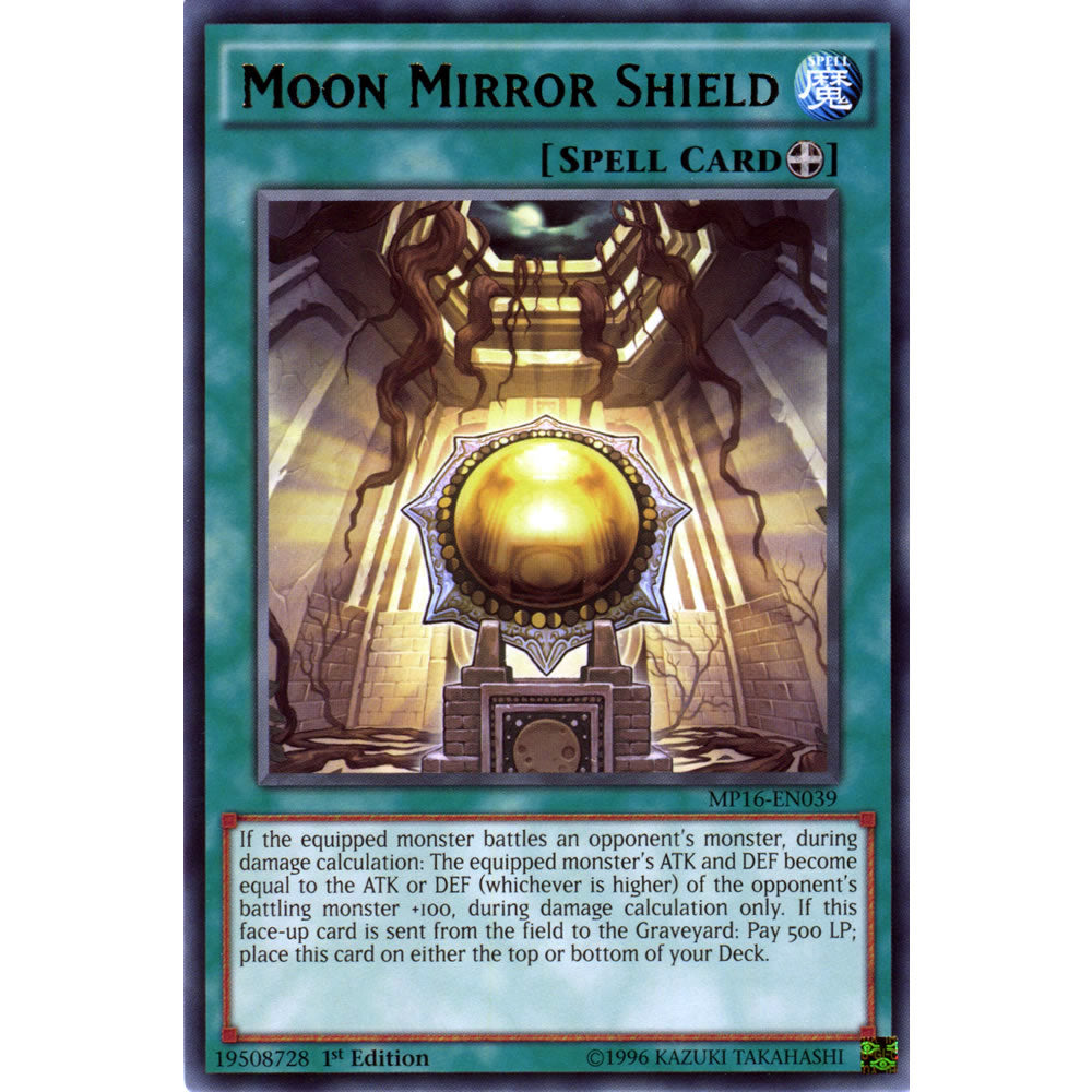 Moon Mirror Shield MP16-EN039 Yu-Gi-Oh! Card from the Mega Tin 2016 Mega Pack Set