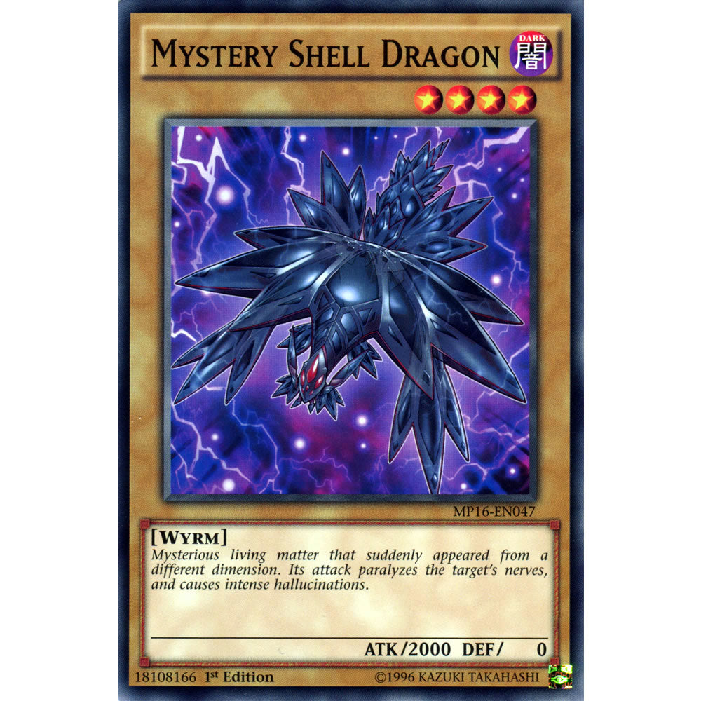 Mystery Shell Dragon MP16-EN047 Yu-Gi-Oh! Card from the Mega Tin 2016 Mega Pack Set
