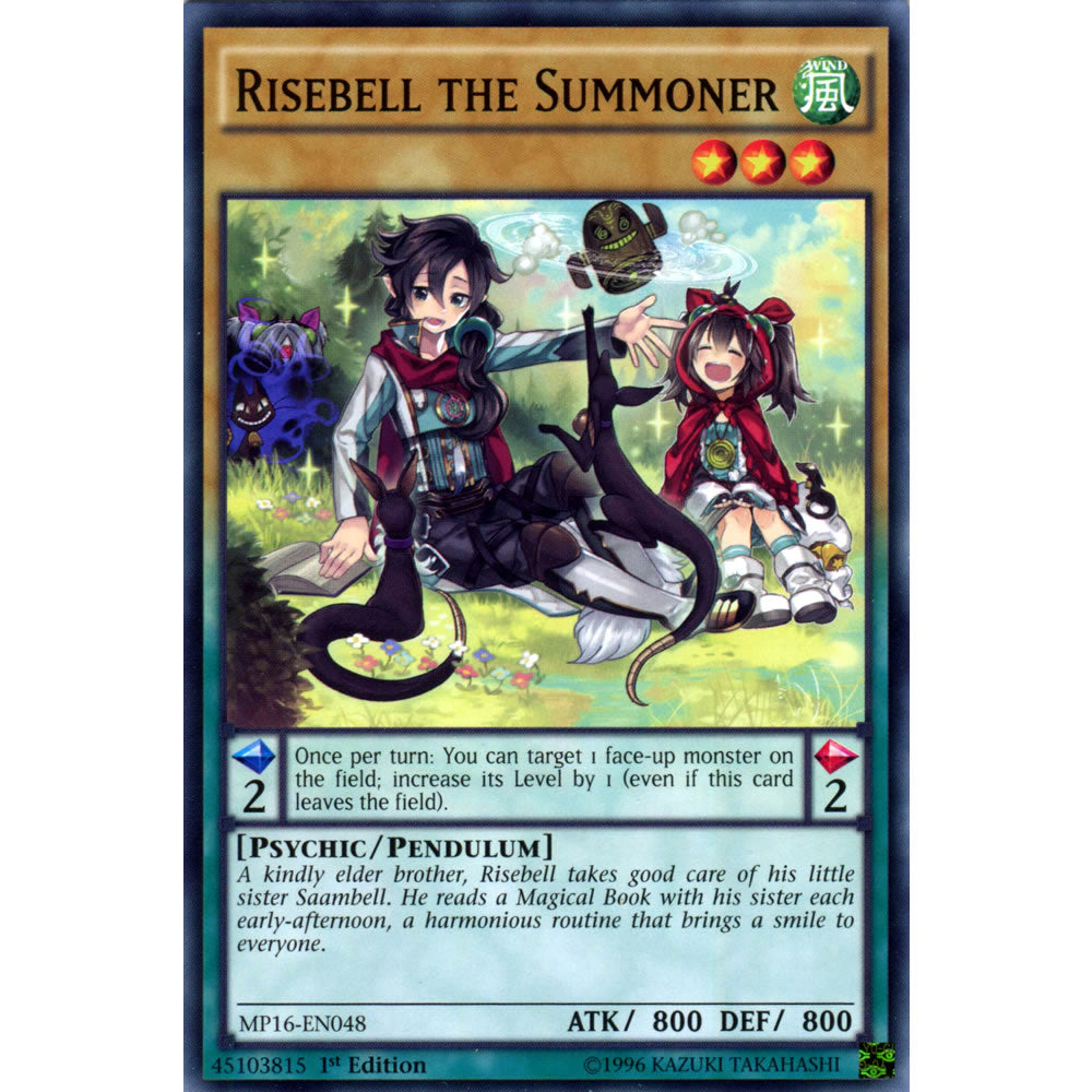 Risebell the Summoner MP16-EN048 Yu-Gi-Oh! Card from the Mega Tin 2016 Mega Pack Set