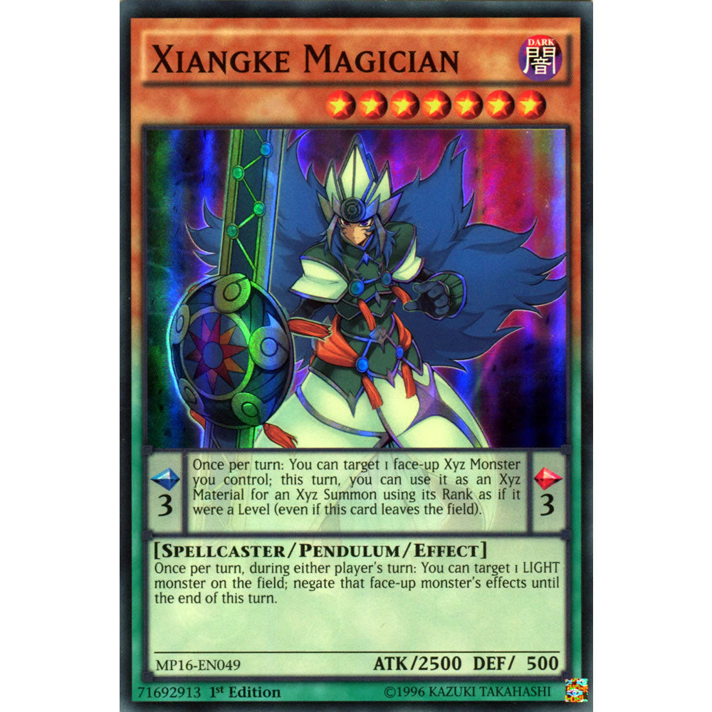 Xiangke Magician MP16-EN049 Yu-Gi-Oh! Card from the Mega Tin 2016 Mega Pack Set
