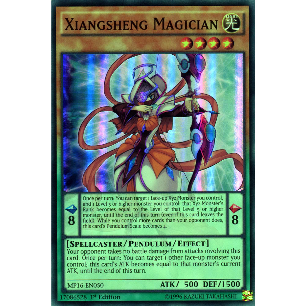 Xiangsheng Magician MP16-EN050 Yu-Gi-Oh! Card from the Mega Tin 2016 Mega Pack Set