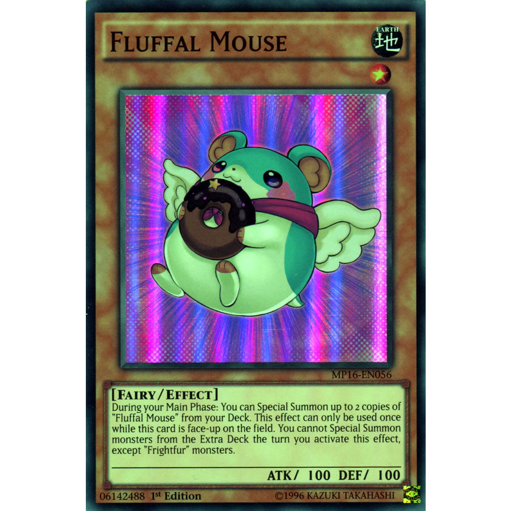 Fluffal Mouse MP16-EN056 Yu-Gi-Oh! Card from the Mega Tin 2016 Mega Pack Set