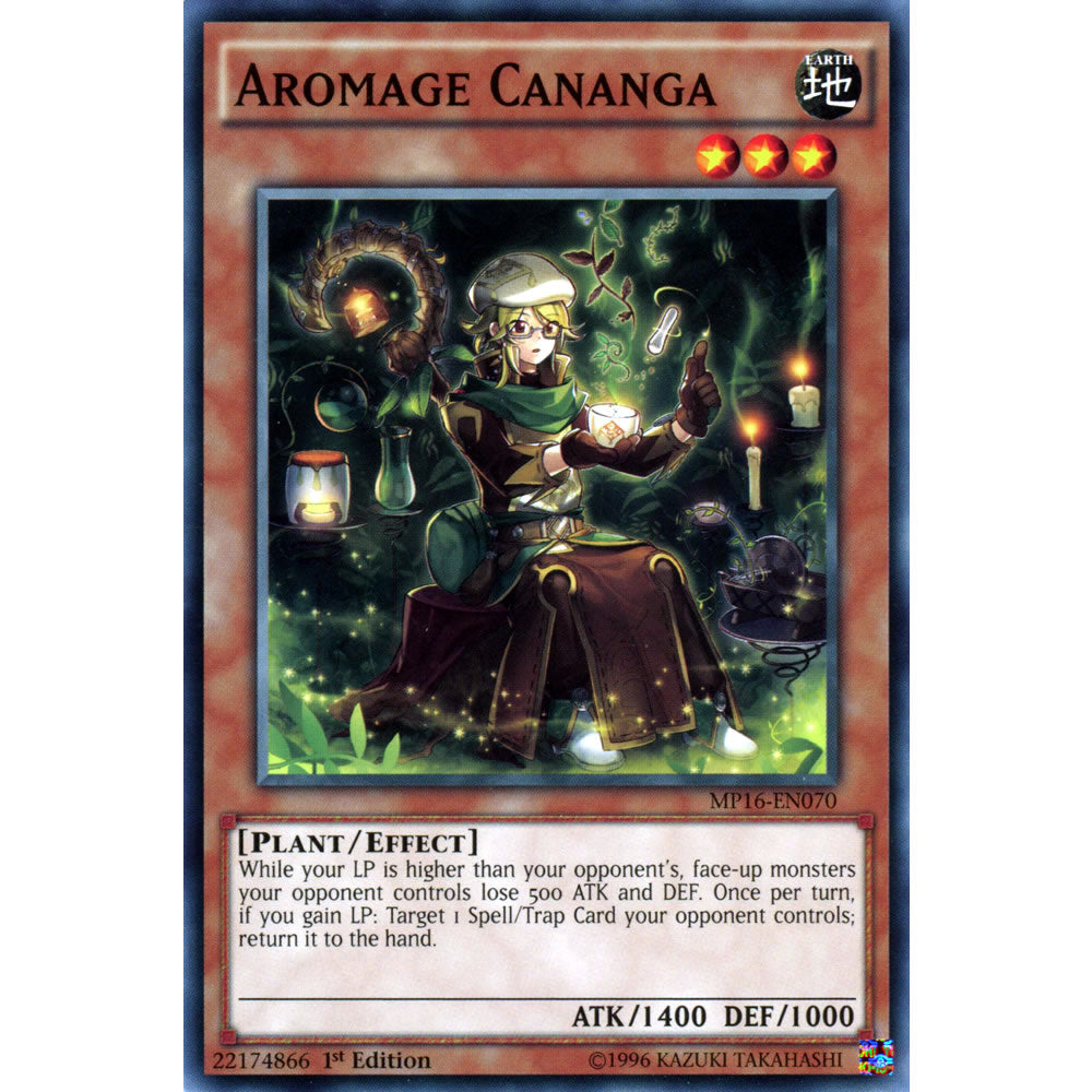 Aromage Cananga MP16-EN070 Yu-Gi-Oh! Card from the Mega Tin 2016 Mega Pack Set