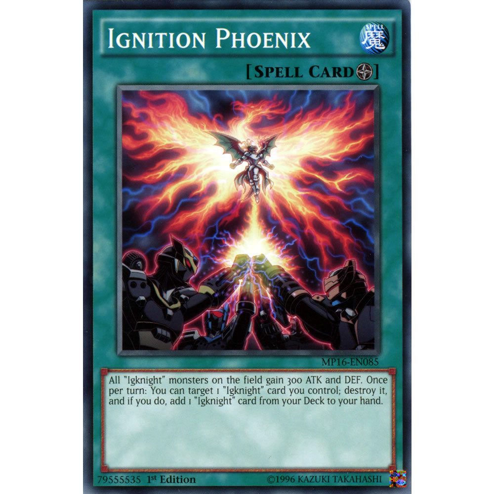 Ignition Phoenix MP16-EN085 Yu-Gi-Oh! Card from the Mega Tin 2016 Mega Pack Set