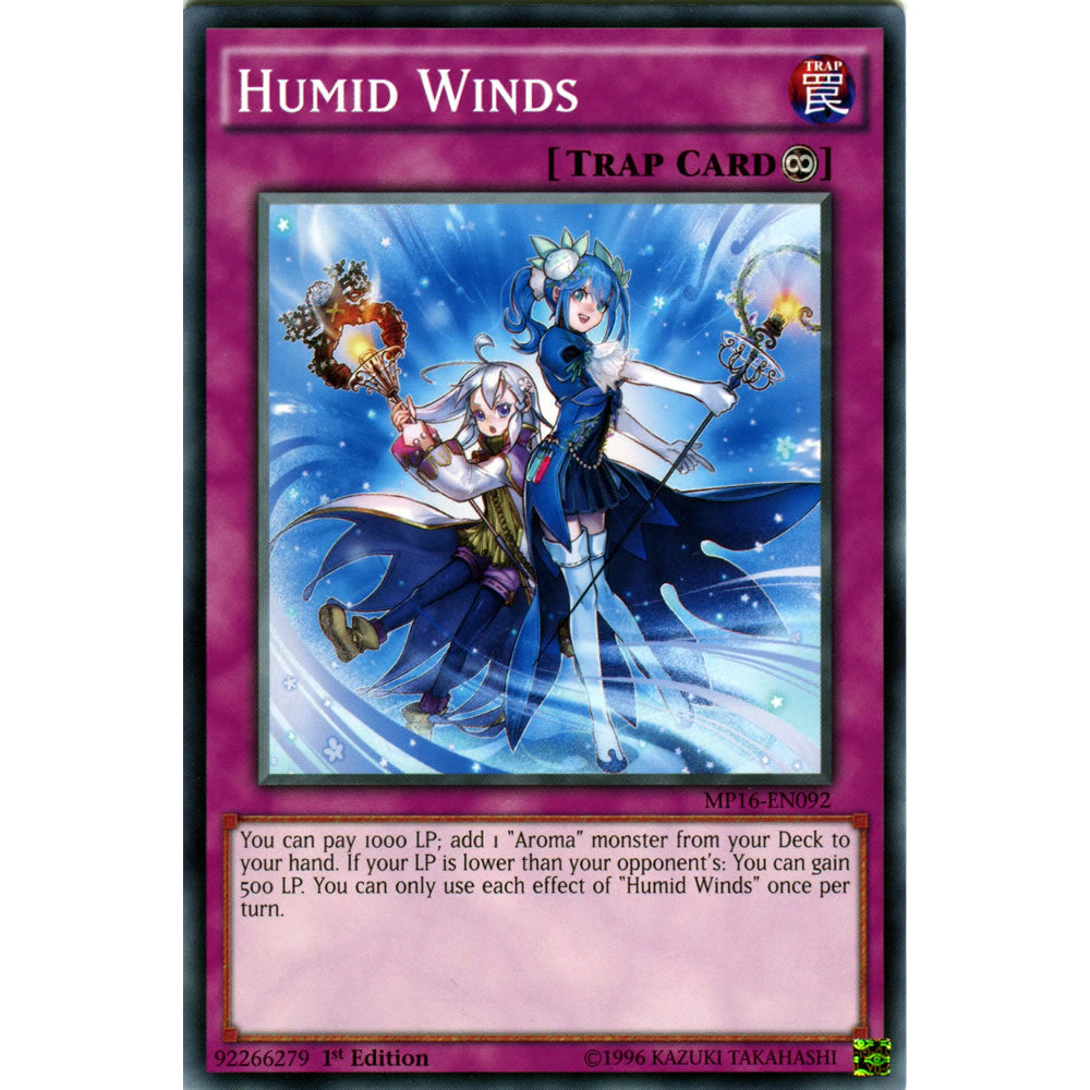 Humid Winds MP16-EN092 Yu-Gi-Oh! Card from the Mega Tin 2016 Mega Pack Set