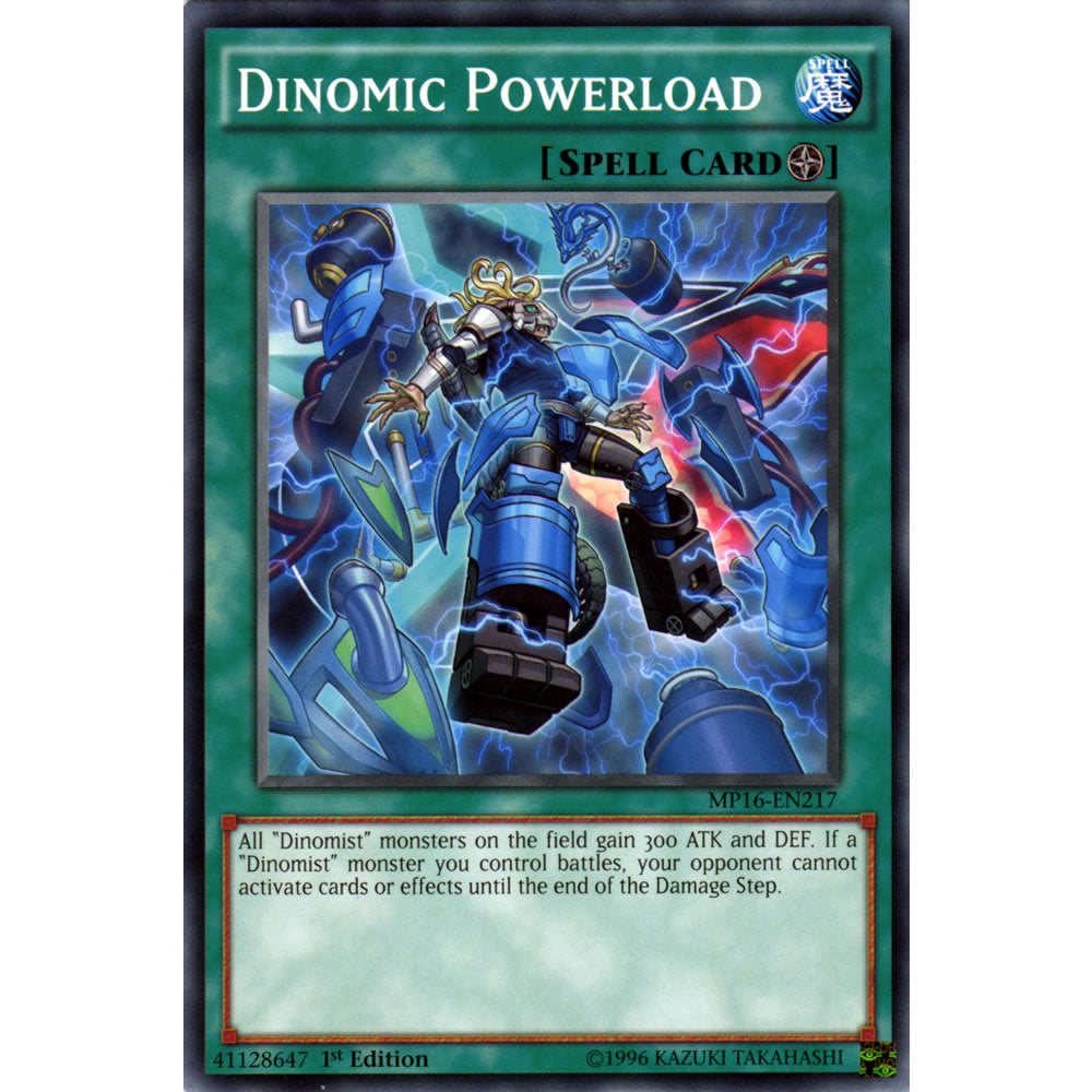 Dinomic Powerload MP16-EN217 Yu-Gi-Oh! Card from the Mega Tin 2016 Mega Pack Set