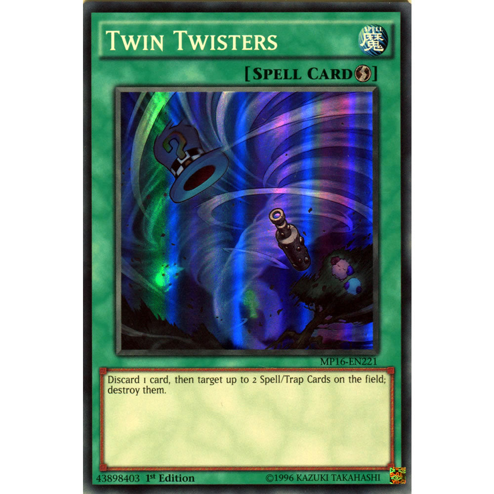 Twin Twisters MP16-EN221 Yu-Gi-Oh! Card from the Mega Tin 2016 Mega Pack Set