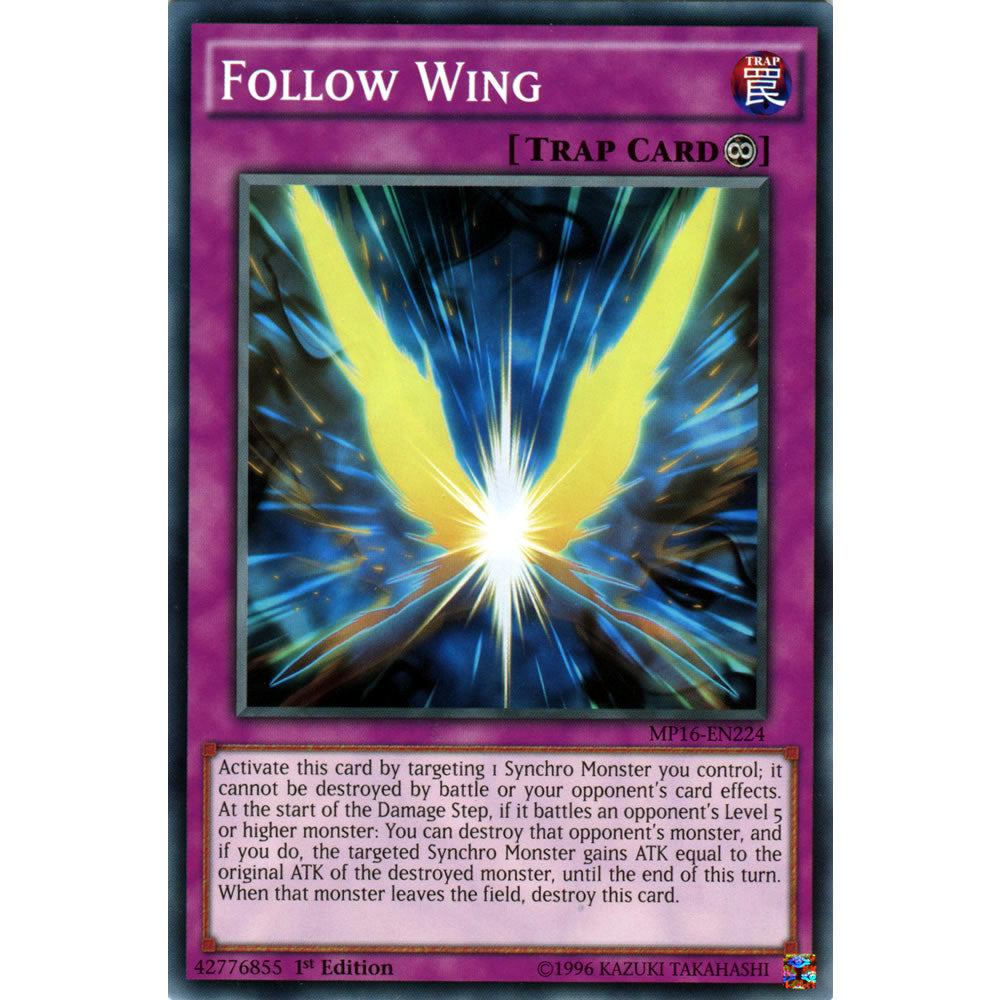 Follow Wing MP16-EN224 Yu-Gi-Oh! Card from the Mega Tin 2016 Mega Pack Set