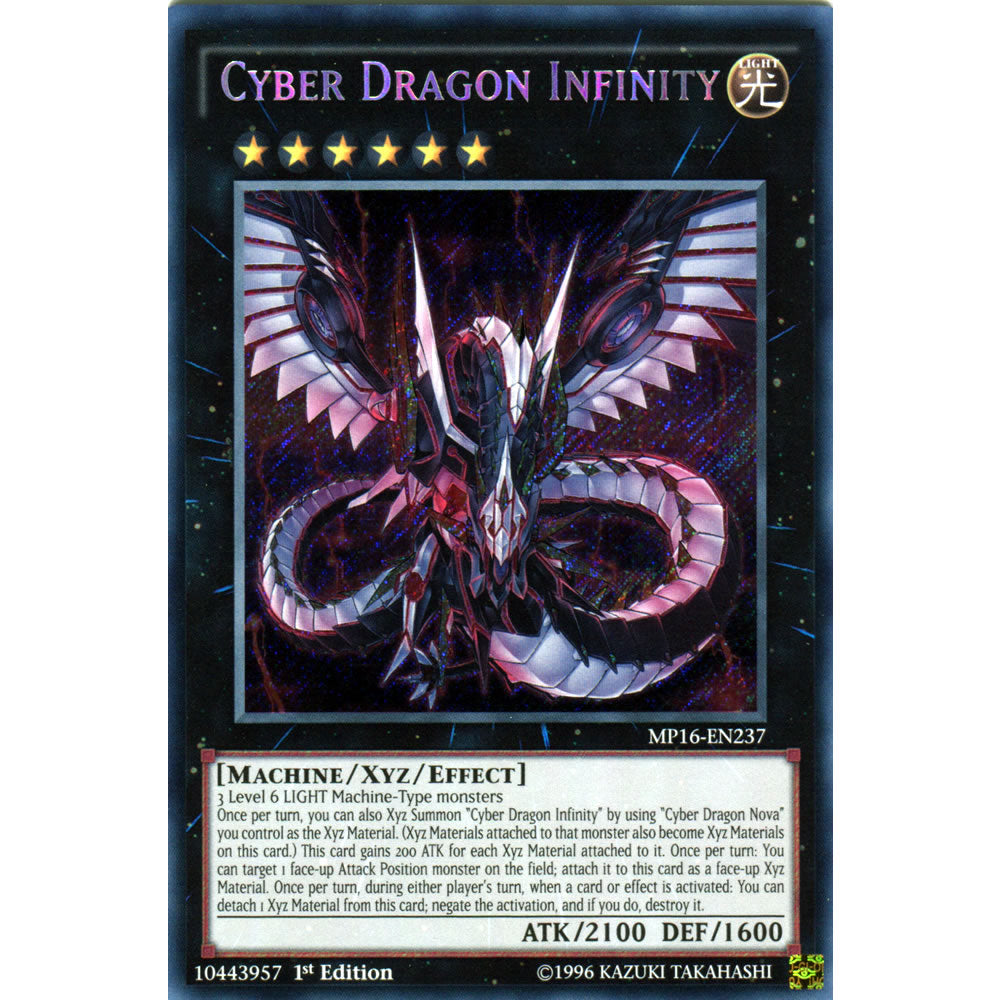 Cyber Dragon Infinity MP16-EN237 Yu-Gi-Oh! Card from the Mega Tin 2016 Mega Pack Set