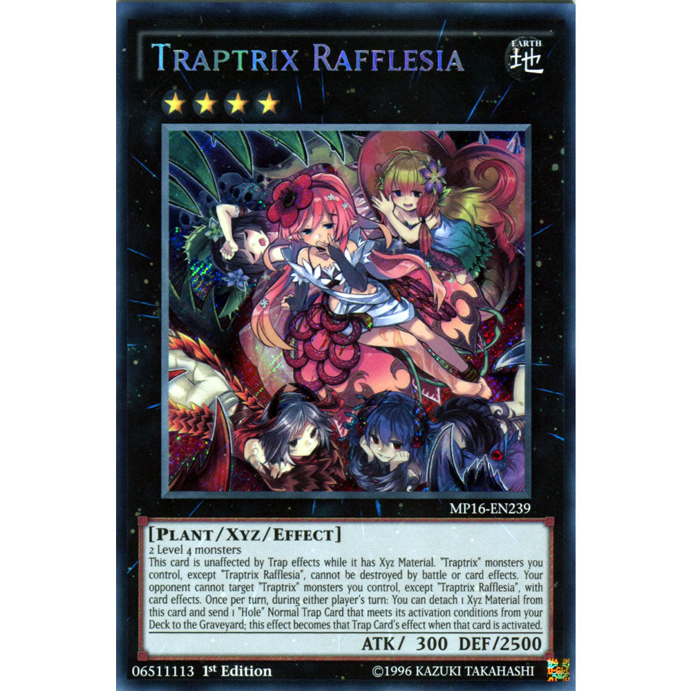 Traptrix Rafflesia MP16-EN239 Yu-Gi-Oh! Card from the Mega Tin 2016 Mega Pack Set