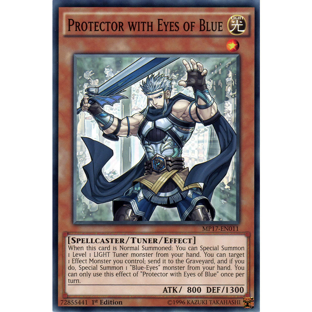 Protector with Eyes of Blue MP17-EN011 Yu-Gi-Oh! Card from the Mega Tin 2017 Mega Pack Set
