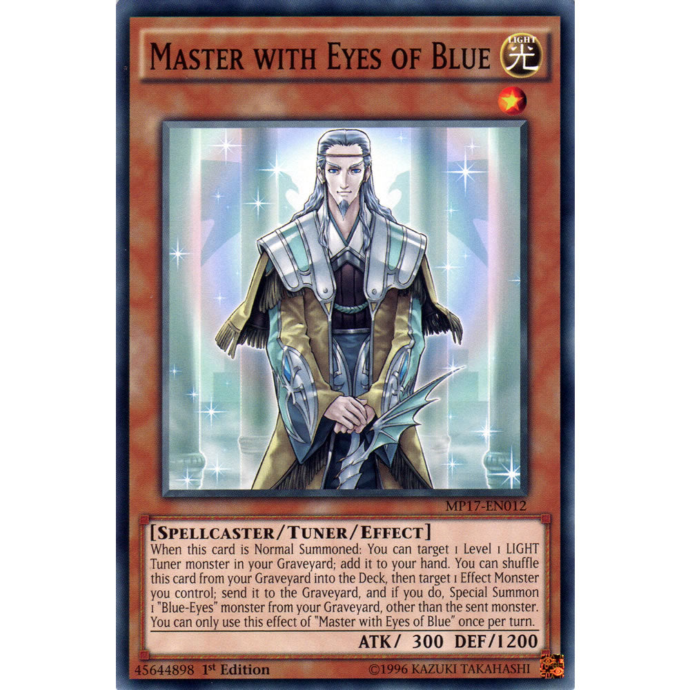 Master with Eyes of Blue MP17-EN012 Yu-Gi-Oh! Card from the Mega Tin 2017 Mega Pack Set