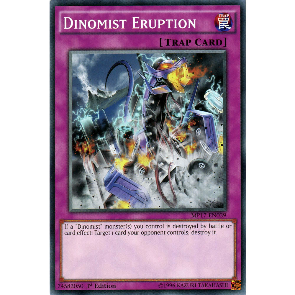 Dinomist Eruption MP17-EN039 Yu-Gi-Oh! Card from the Mega Tin 2017 Mega Pack Set