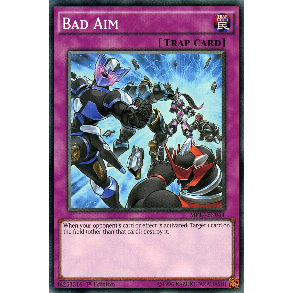Bad Aim MP17-EN044 Yu-Gi-Oh! Card from the Mega Tin 2017 Mega Pack Set