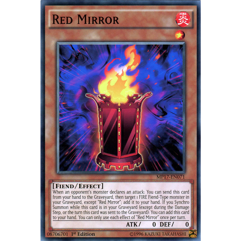 Red Mirror MP17-EN071 Yu-Gi-Oh! Card from the Mega Tin 2017 Mega Pack Set