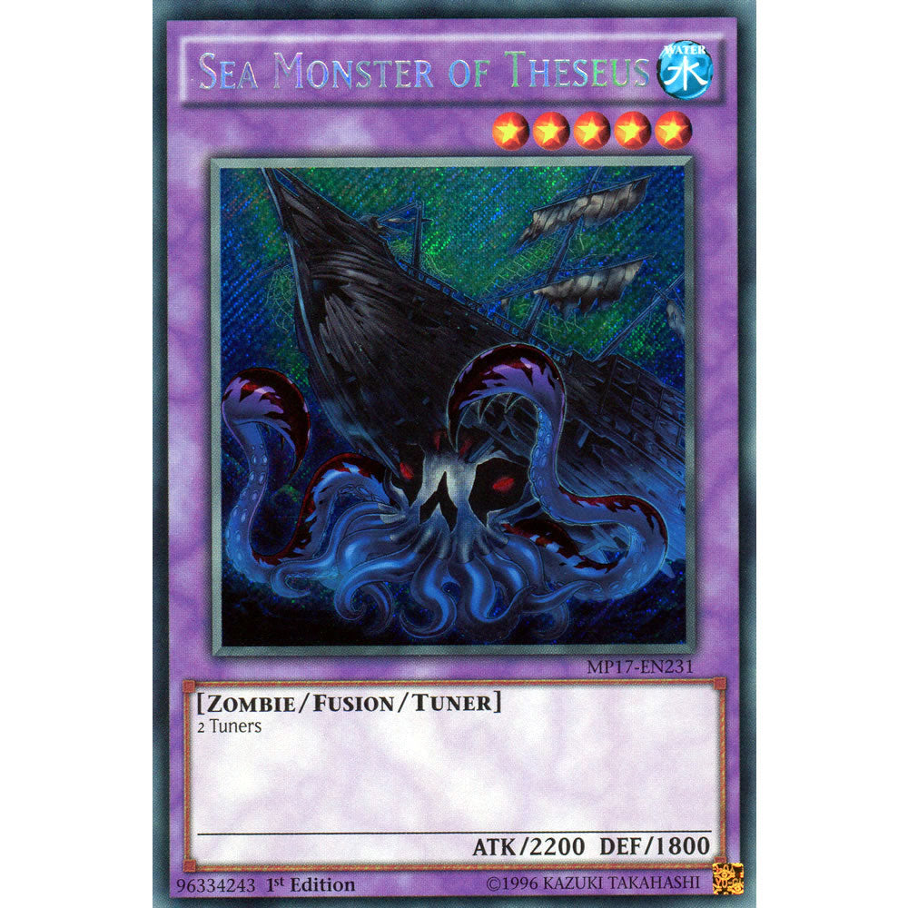 Sea Monster of Theseus MP17-EN231 Yu-Gi-Oh! Card from the Mega Tin 2017 Mega Pack Set