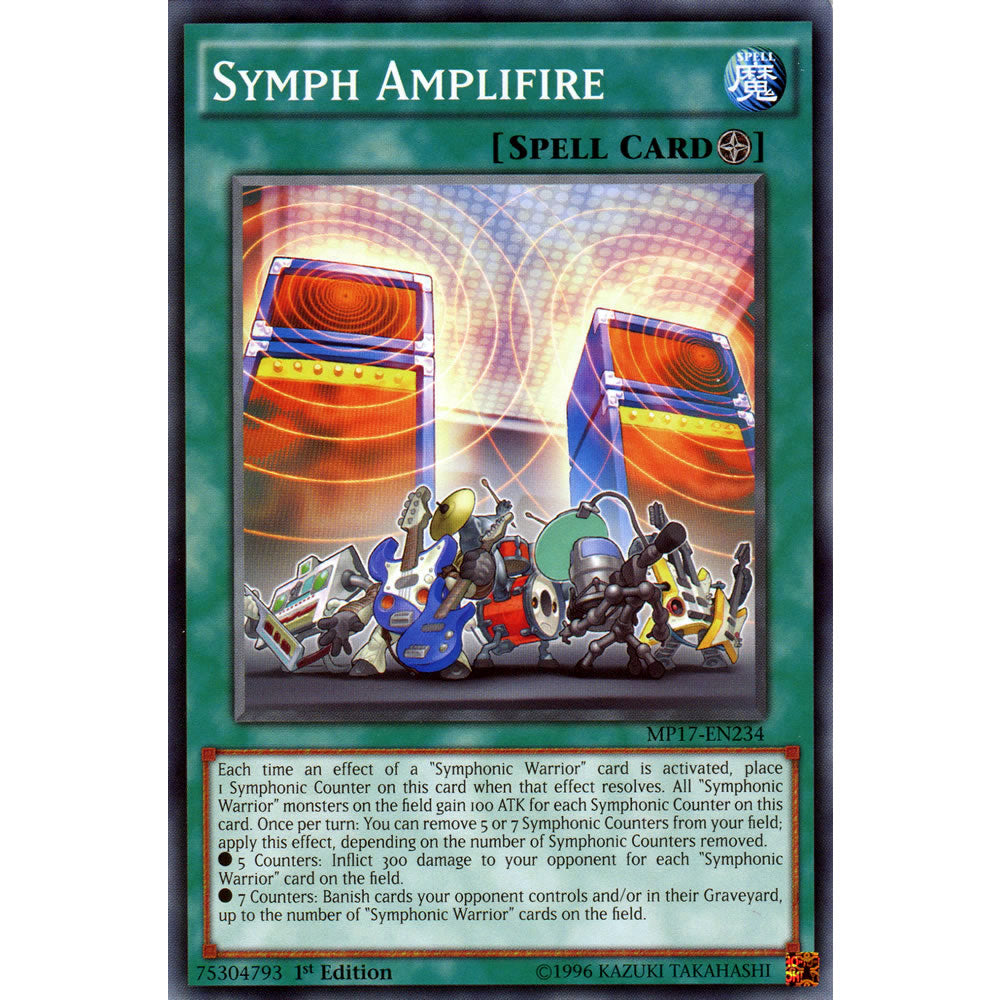 Symph Amplifire MP17-EN234 Yu-Gi-Oh! Card from the Mega Tin 2017 Mega Pack Set