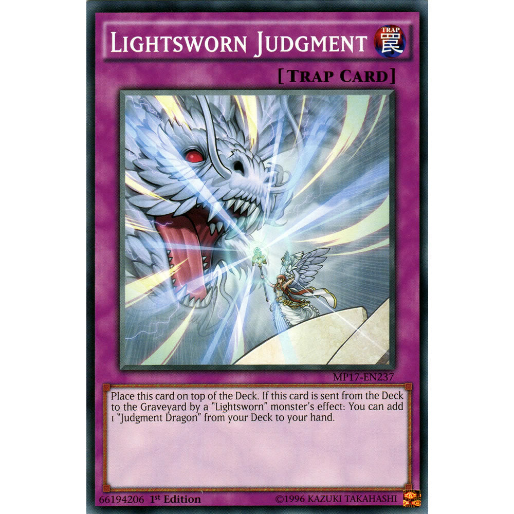 Lightsworn Judgment MP17-EN237 Yu-Gi-Oh! Card from the Mega Tin 2017 Mega Pack Set