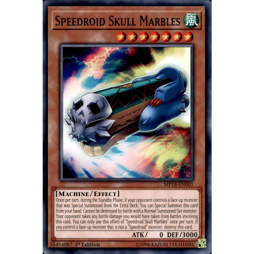 Speedroid Skull Marbles MP18-EN001 Yu-Gi-Oh! Card from the Mega Tin 2018 Mega Pack Set